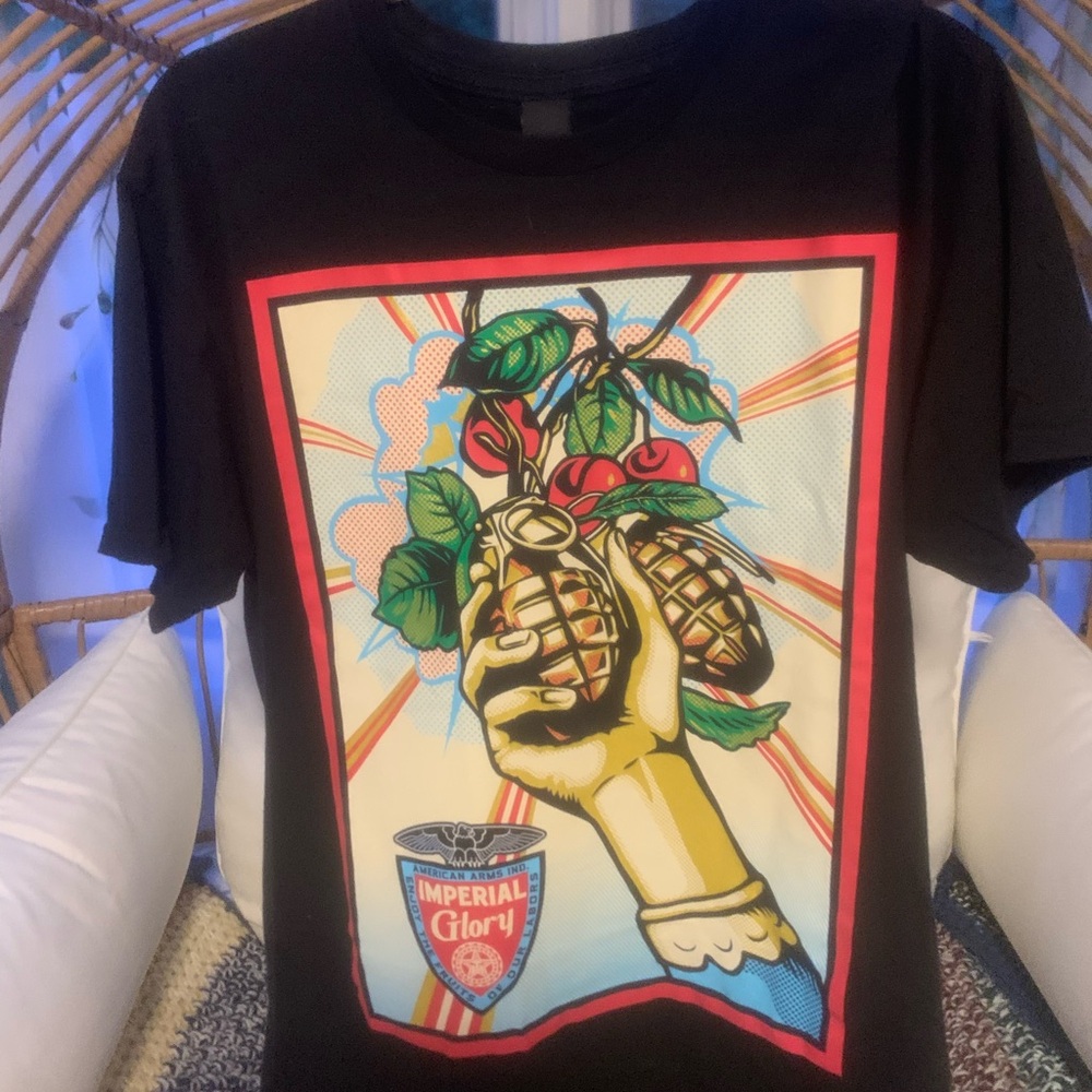 Obey Black Graphic Tee